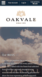 Mobile Screenshot of oakvalewines.com.au